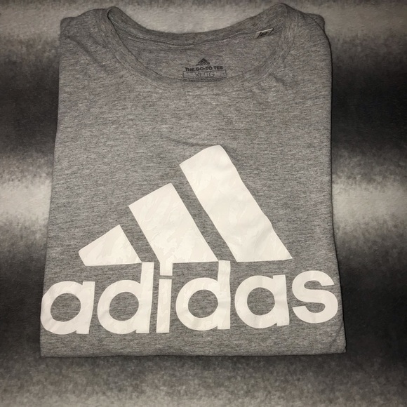 adidas Other - Adidas Gray & White Go-To Tee